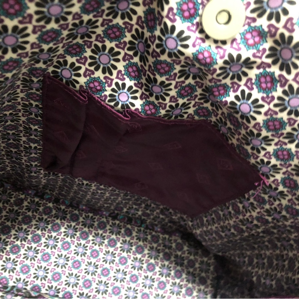 Vera Bradley Purple/Lavender Medallion Tote & RFID All-In-One Crossbody Set - Picture 7 of 13